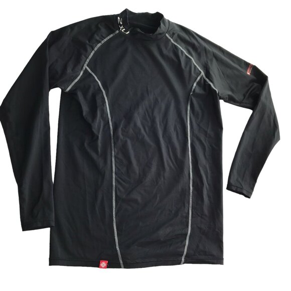 2XU Long Sleeve Compression Shirt.  Mock Neck.  Black. Size Women's Medium - Picture 2 of 12